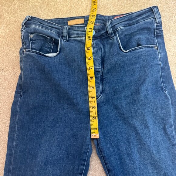 Pilcro Dark Blue Flare Jeans - Picture 11 of 13